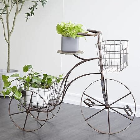 Deco 79 Metal Bike Indoor Outdoor Plantstand 